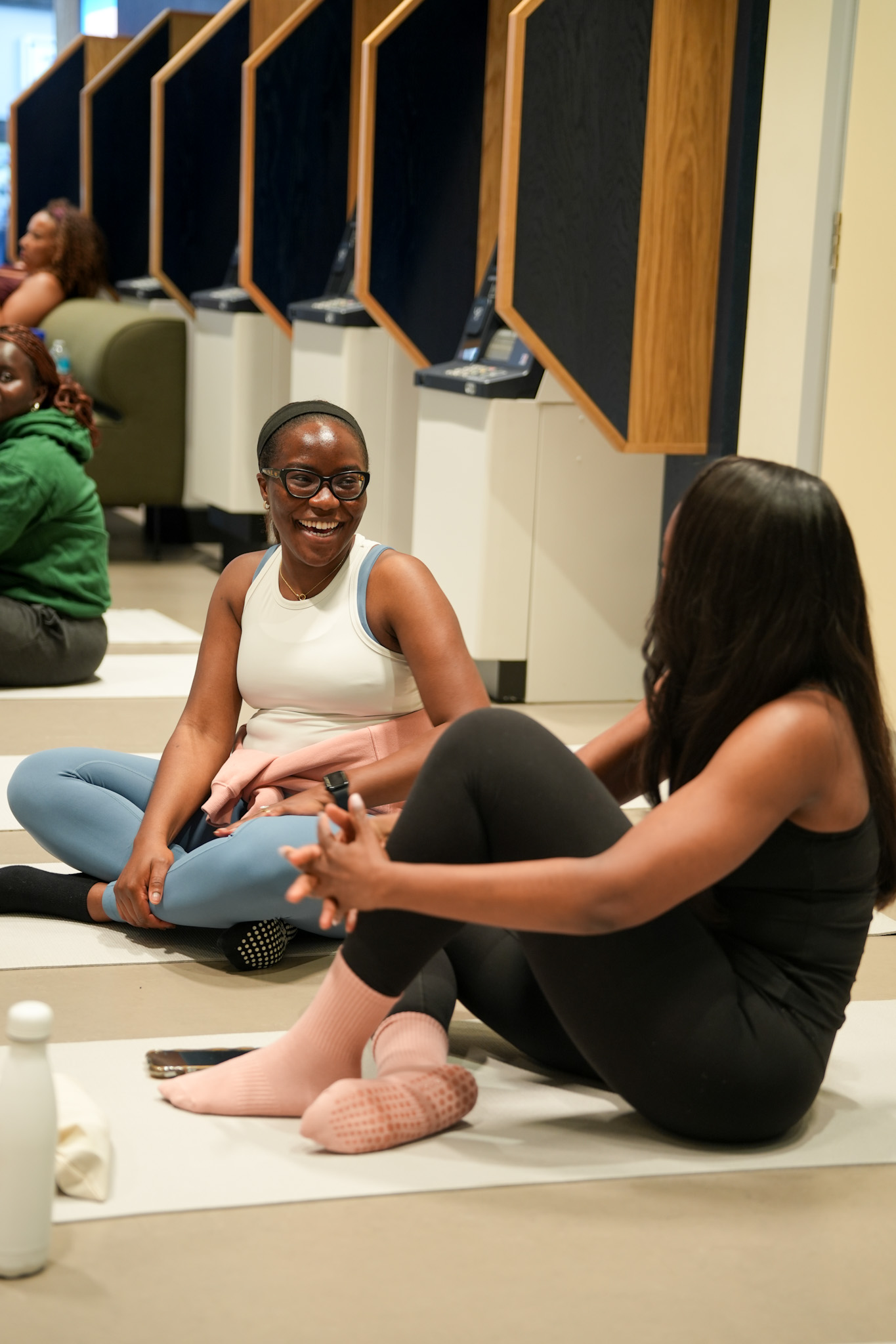Personal training moment at a Heaven's Touch event